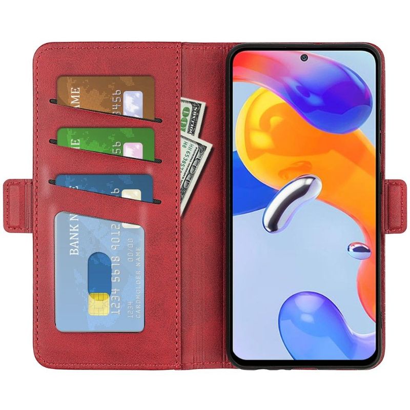 Etui Til Xiaomi Redmi Note 11 Pro / 11 Pro 5G Lommebok Deksel I Matt Kunstskinn