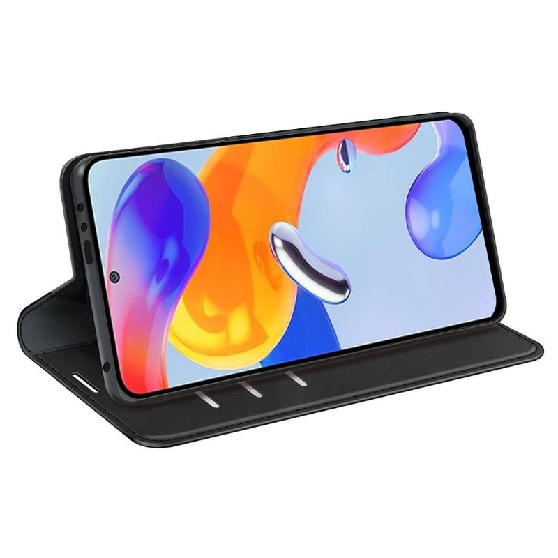 Etui Til Xiaomi Redmi Note 11 Pro / 11 Pro 5G Stativ I Kunstskinn