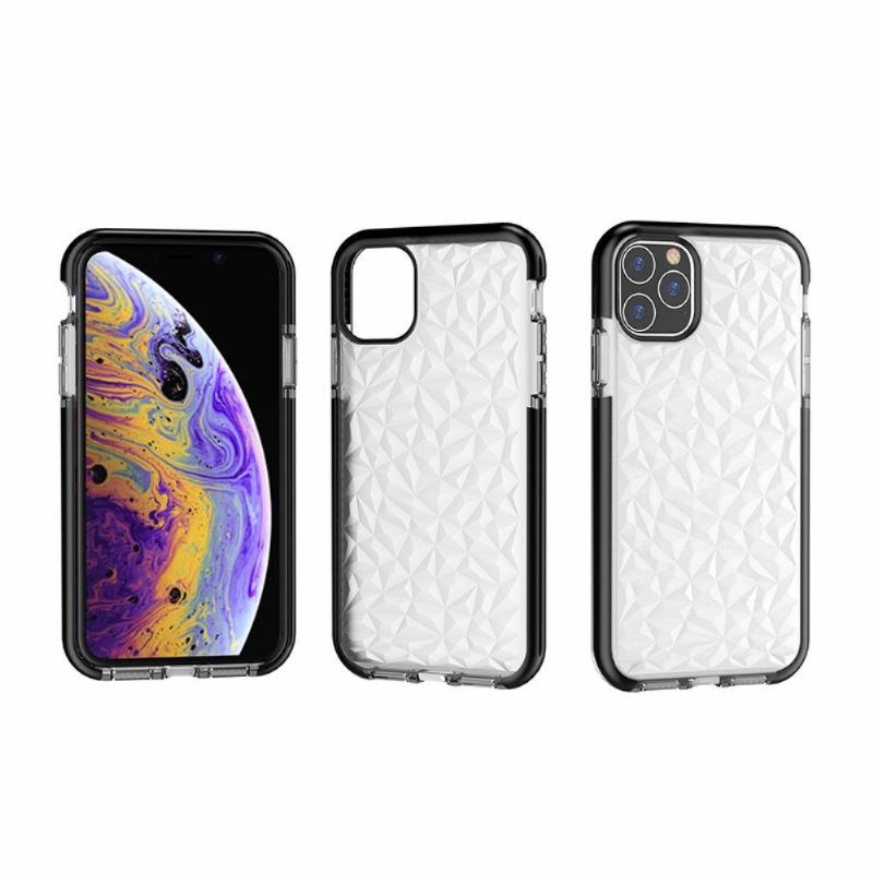 Deksel Til iPhone 11 Anti-fall Clear Diamond Effect Case