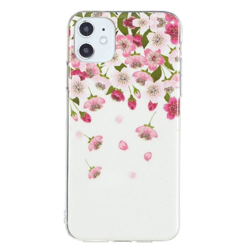 Deksel Til iPhone 11 Fluorescerende Blomster