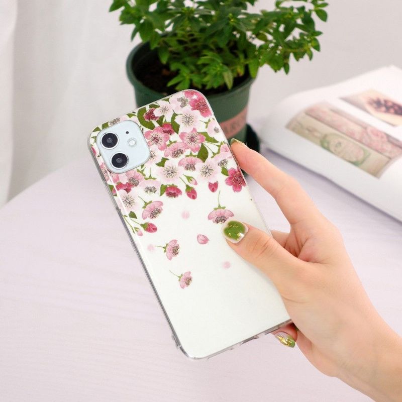 Deksel Til iPhone 11 Fluorescerende Blomster