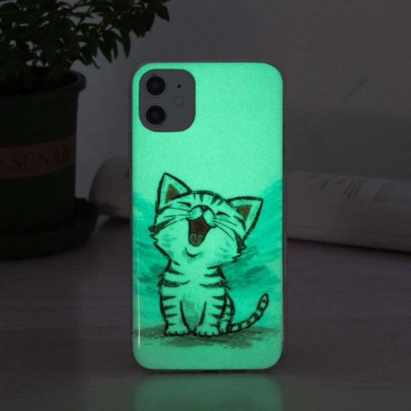 Deksel Til iPhone 11 Fluorescerende Chatinnhold