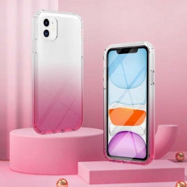 Deksel Til iPhone 11 Gradient Med Herdet Glass