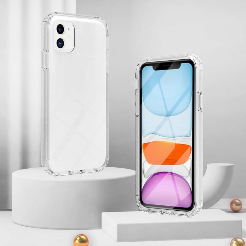 Deksel Til iPhone 11 Gradient Med Herdet Glass