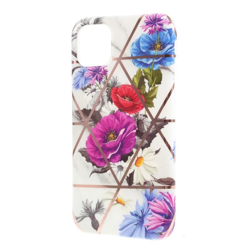 Deksel Til iPhone 11 Originalitet Fargerike Silikonblomster