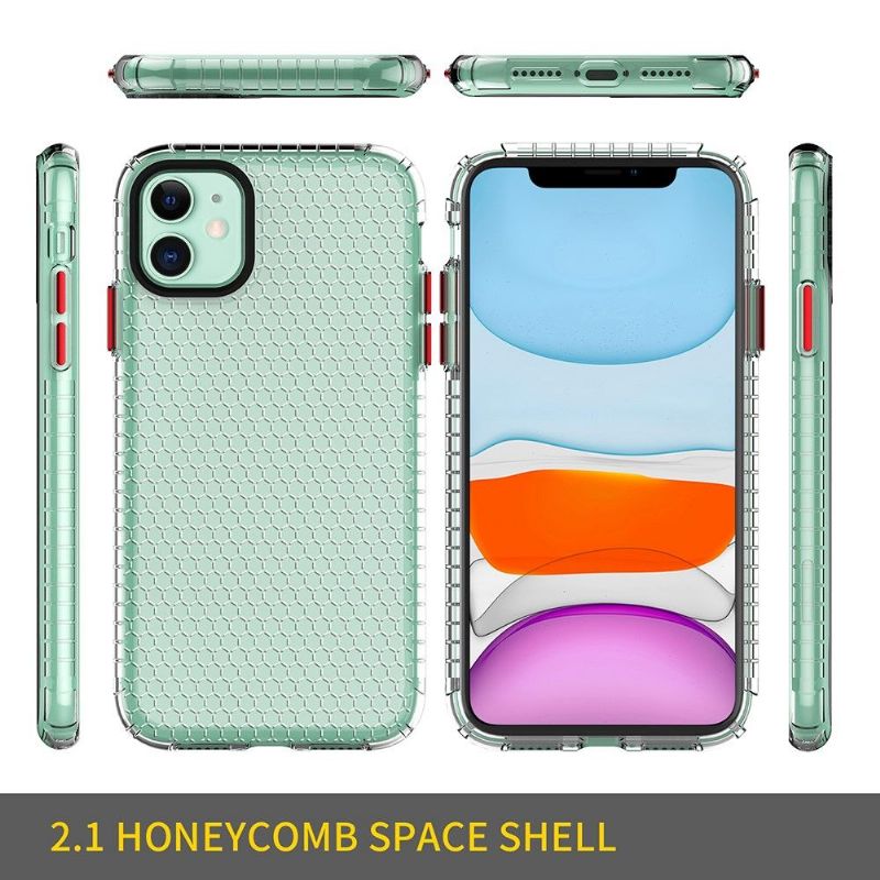 Deksel Til iPhone 11 Silikon Honeycomb