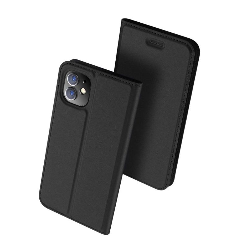 Folio Deksel Til iPhone 11 Anti-fall Business Satin Effect