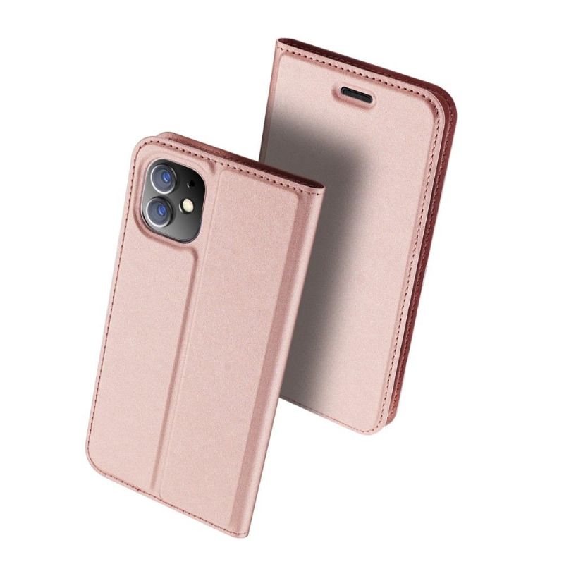 Folio Deksel Til iPhone 11 Anti-fall Business Satin Effect