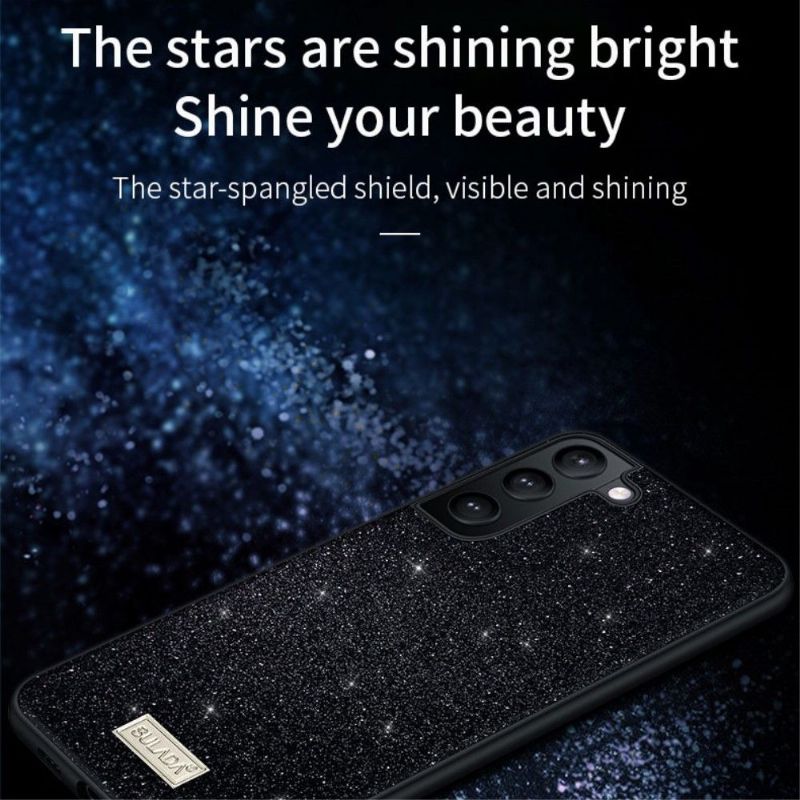 Deksel Til Samsung Galaxy S22 Ultra 5G Anti-fall Glitter Sulada