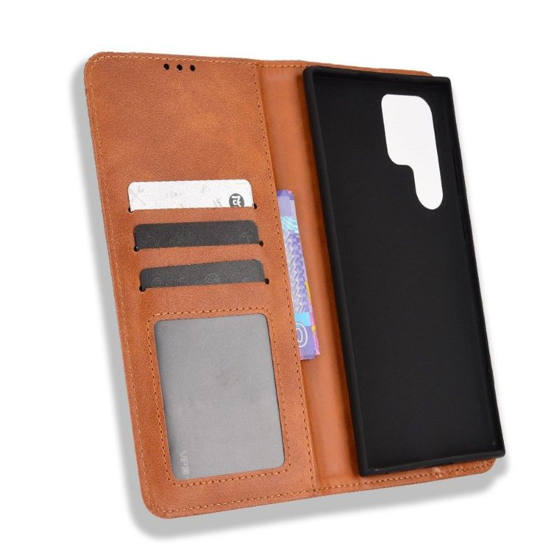 Etui Til Samsung Galaxy S22 Ultra 5G Cirénius Style Leather