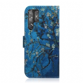 Etui Til Samsung Galaxy S22 Ultra 5G Mandelblomst