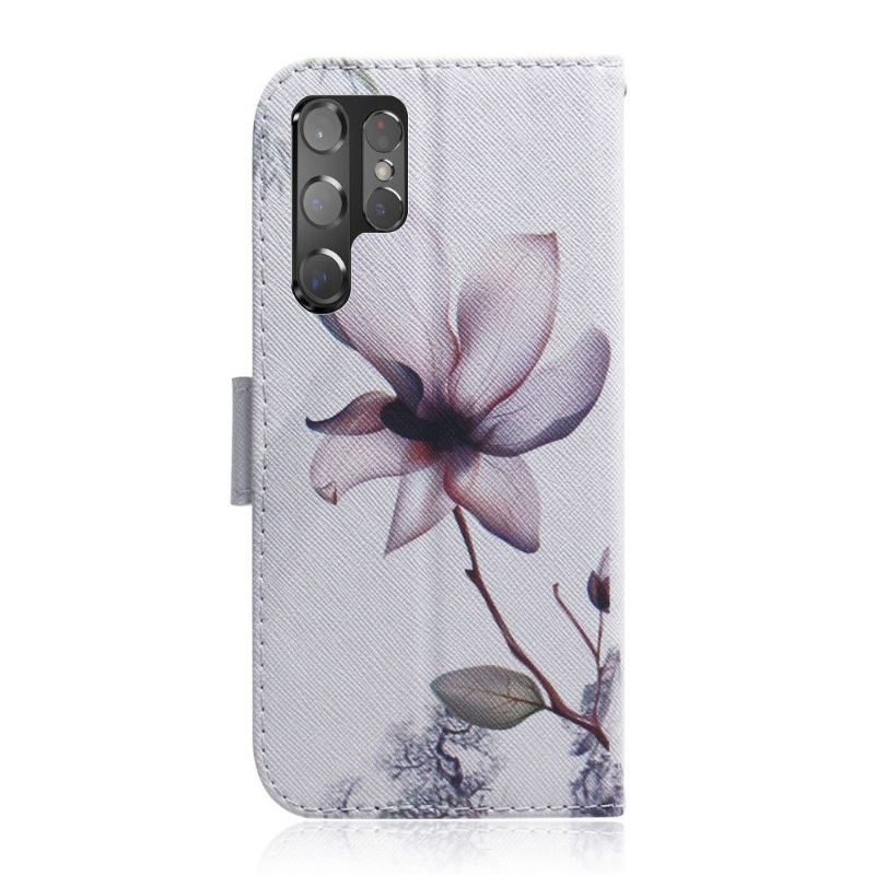 Etui Til Samsung Galaxy S22 Ultra 5G Villblomst