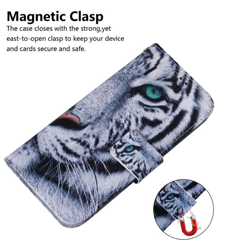 Etui Til Samsung Galaxy S22 Ultra 5G White Tiger