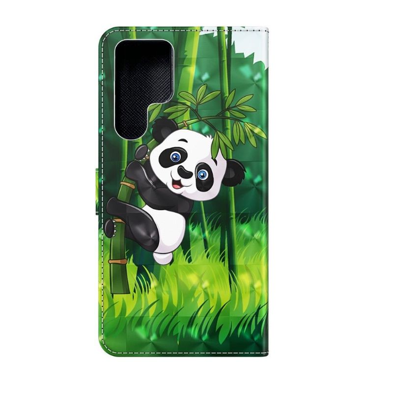 Lærdeksel Til Samsung Galaxy S22 Ultra 5G Perched Panda