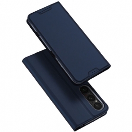 Folio Deksel Lær Sony Xperia 1 Vi Mobildeksel Skin Pro Series Dux Ducis