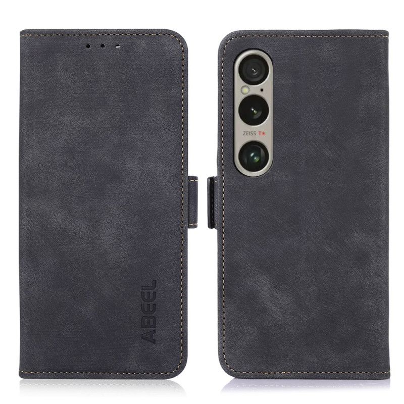 Folio Deksel Sony Xperia 1 Vi Retro Abeel Beskyttelse Deksel