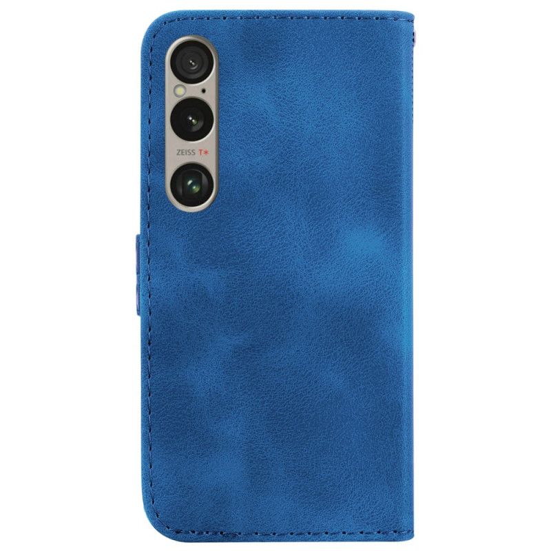 Lærdeksel Folio Deksel Sony Xperia 1 Vi Mobildeksel Design 7