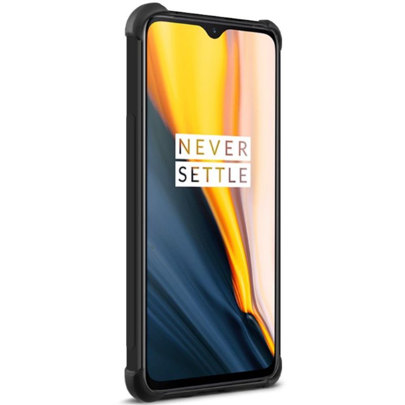 Deksel Til OnePlus 7 Anti-fall Class Protect - Black Metal