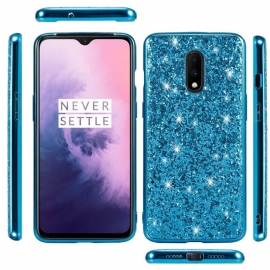 Deksel Til OnePlus 7 Anti-fall Glamorøse Paljetter