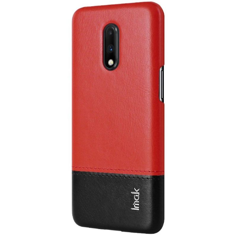 Deksel Til OnePlus 7 Imak Bicolor Imitert Skinn