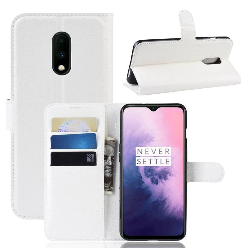 Etui Til OnePlus 7 Anti-fall Lommebok Skinnlommebok I Stil