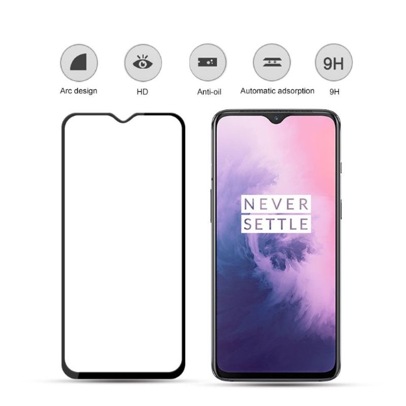 Oneplus 7 - Skjermbeskytter I Herdet Glass I Full Størrelse