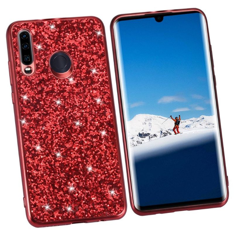 Deksel Til Huawei P30 Lite Glitrende Rhinestone Glamour