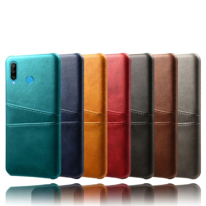 Deksel Til Huawei P30 Lite Melody Leather Effect Card Holder