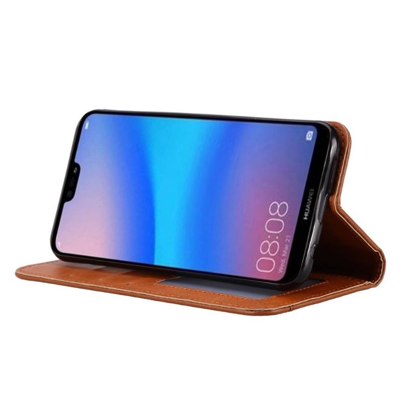 Folio Deksel Til Huawei P30 Lite Stand Case Leather Card Holder