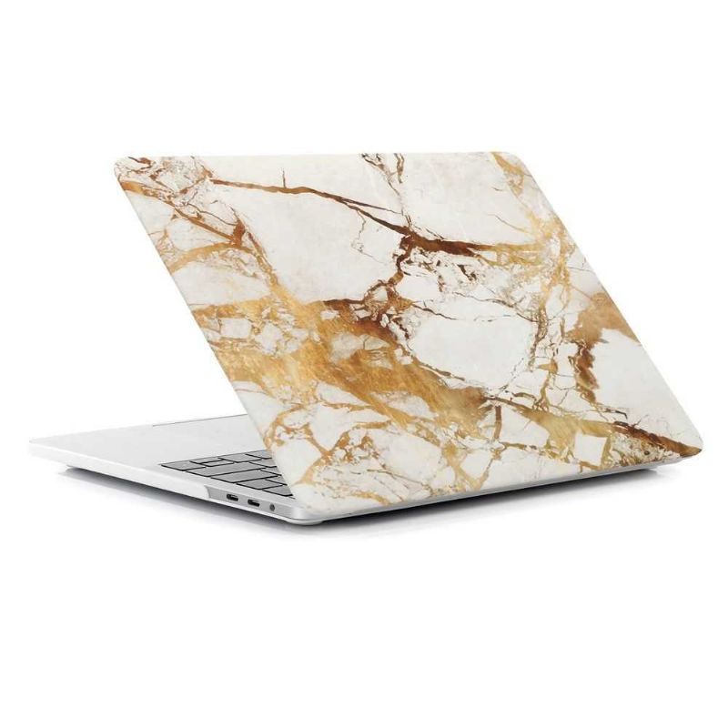 Macbook Pro 13 Deksel / Marble Touch Bar - Gull