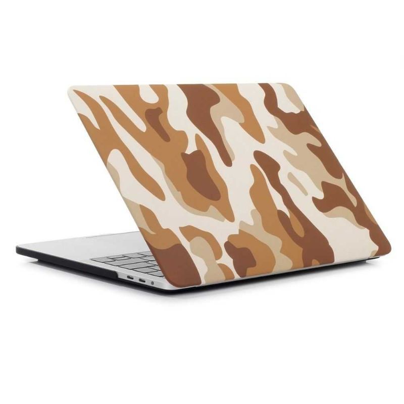 Macbook Pro 13 Deksel / Touch Bar Military Camouflage - Brun