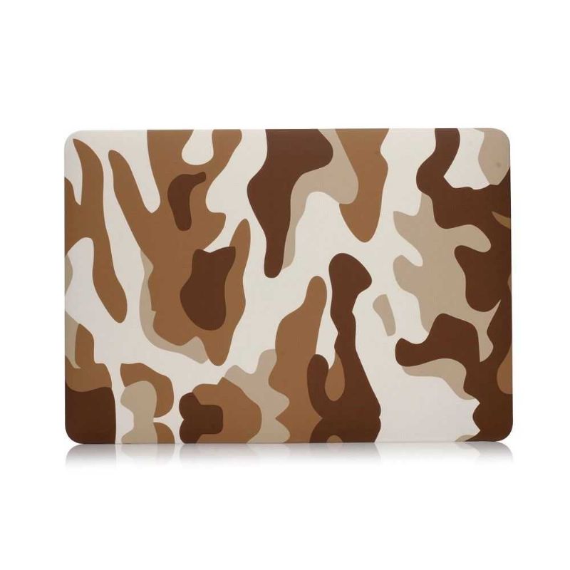 Macbook Pro 13 Deksel / Touch Bar Military Camouflage - Brun