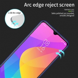 Xiaomi Mi A3 - Skjermbeskytter I Herdet Glass I Full Størrelse - Svart