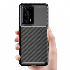 Deksel Til Huawei P40 Pro+ Anti-fall Karbon Classy