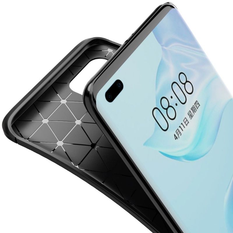 Deksel Til Huawei P40 Pro+ Anti-fall Karbon Classy