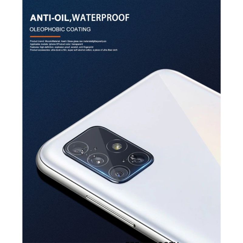 2 Herdet Glass For Samsung Galaxy A51-Objektiv