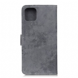 Folio Deksel Til Samsung Galaxy A51 Cyrius Faux Leather Vintage