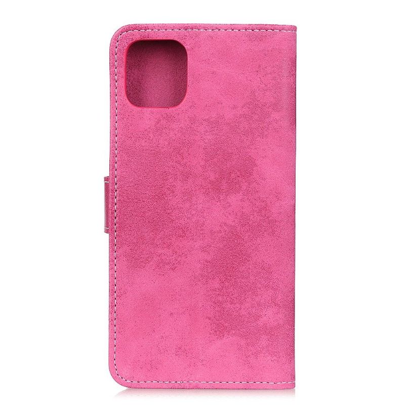 Folio Deksel Til Samsung Galaxy A51 Cyrius Faux Leather Vintage