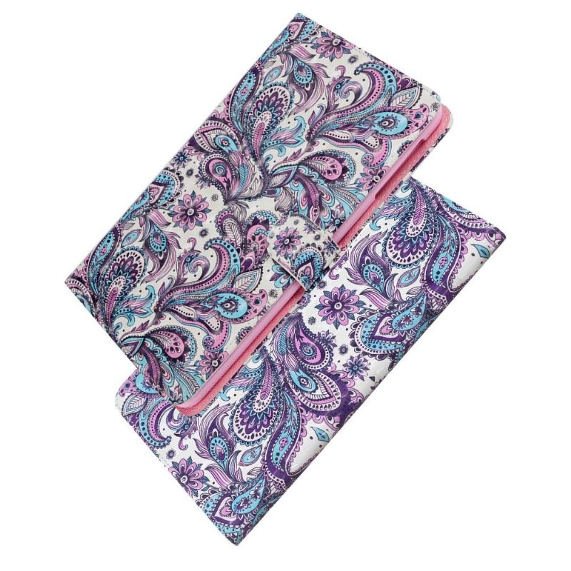 Folio Deksel Til Samsung Galaxy Tab S6 Anti-fall Paisleyblomst