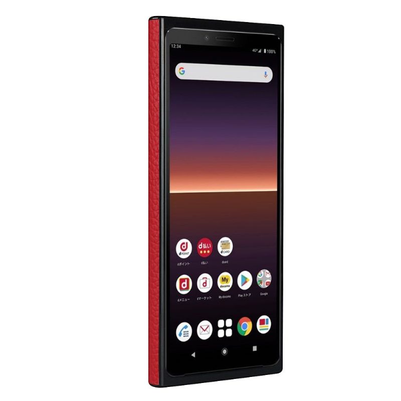 Deksel Til Sony Xperia 10 II Skinneffekt Med Stropp