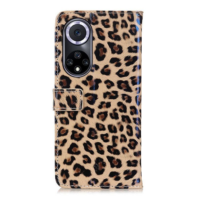 Folio Deksel Til Honor 50 Vanlig Leopard