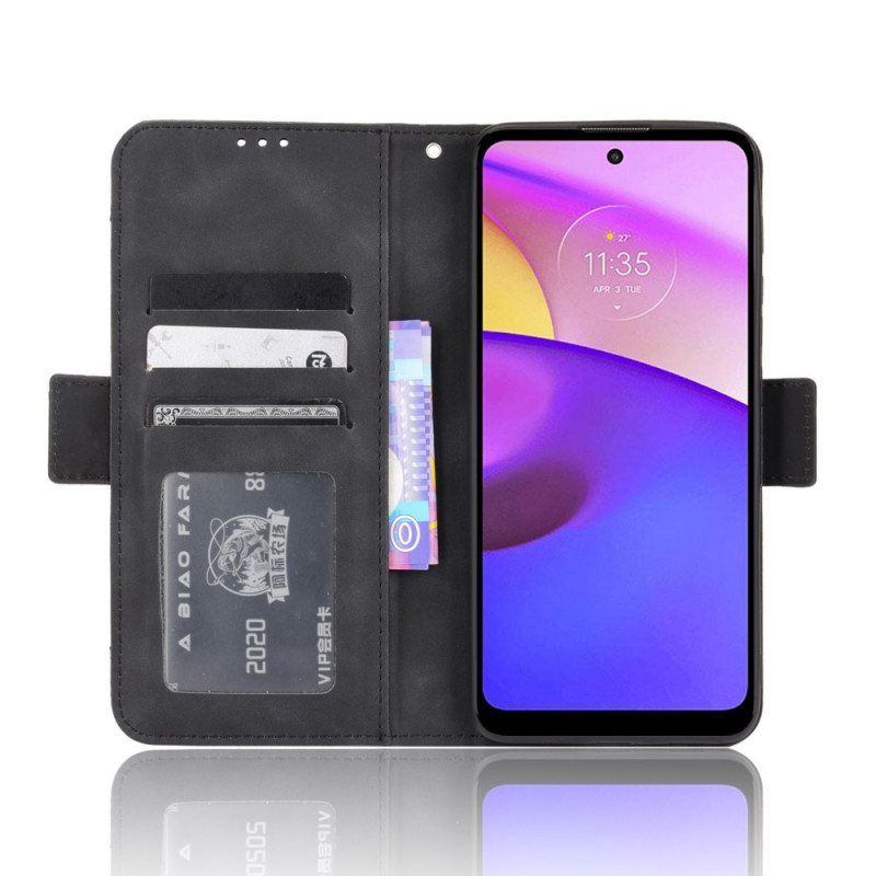 Folio Deksel Til Moto E40 / E30 / E20 Multi-card Premier Class