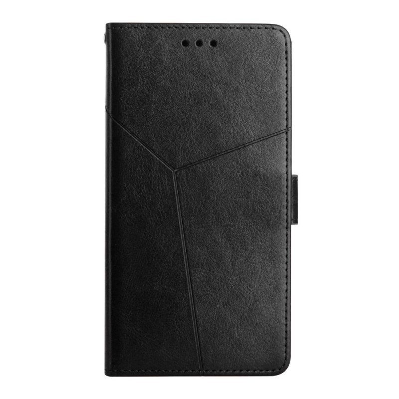 Folio Deksel Til Oppo A15 Stil Leather Geo Y Design