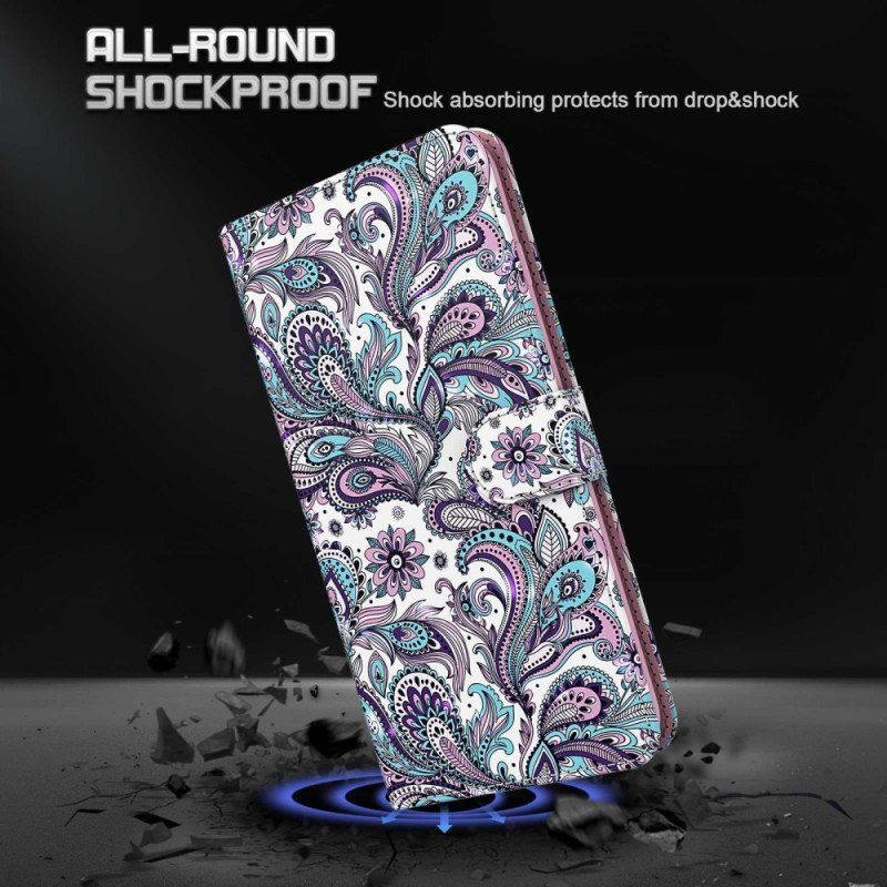 Folio Deksel Til Oppo A54 5G / A74 5G Paisley