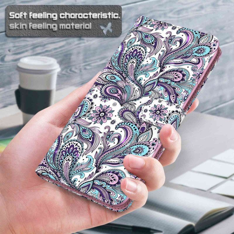 Folio Deksel Til Oppo A54 5G / A74 5G Paisley