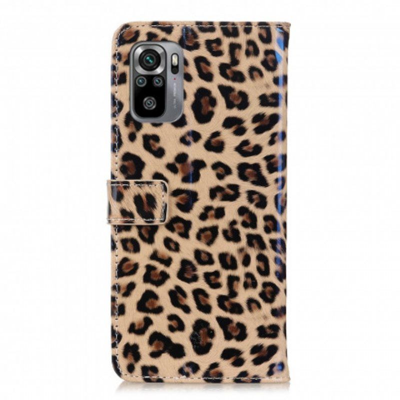 Folio Deksel Til Poco M5s Leopard