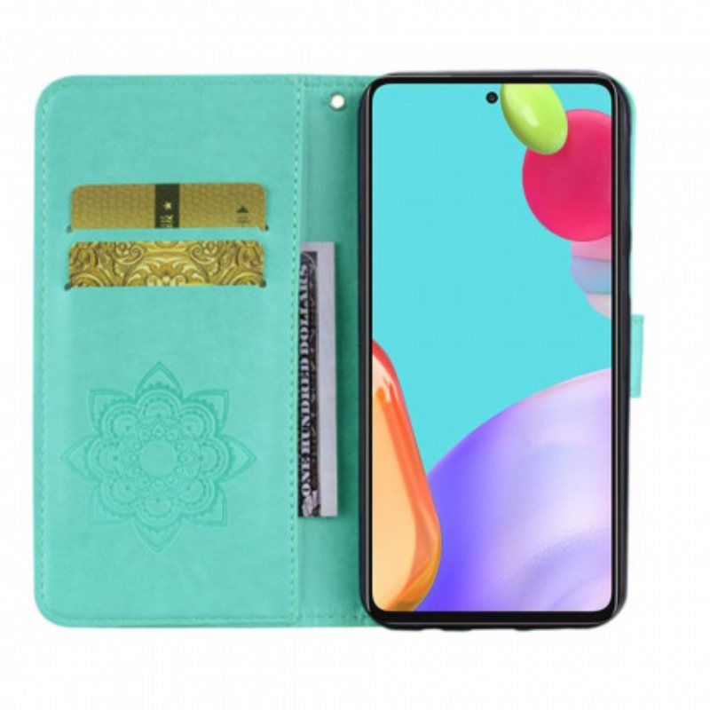 Folio Deksel Til Samsung Galaxy A52 4G / A52 5G / A52s 5G Ugle Mandala Og Sjarm