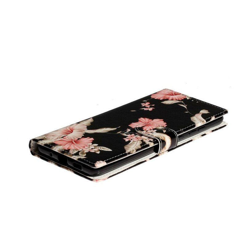 Folio Deksel Til Samsung Galaxy S20 Plus / S20 Plus 5G Designer Blomster