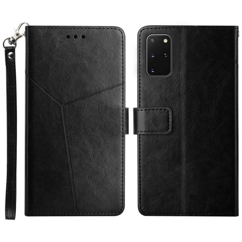 Folio Deksel Til Samsung Galaxy S20 Plus / S20 Plus 5G Stil Leather Geo Y Design