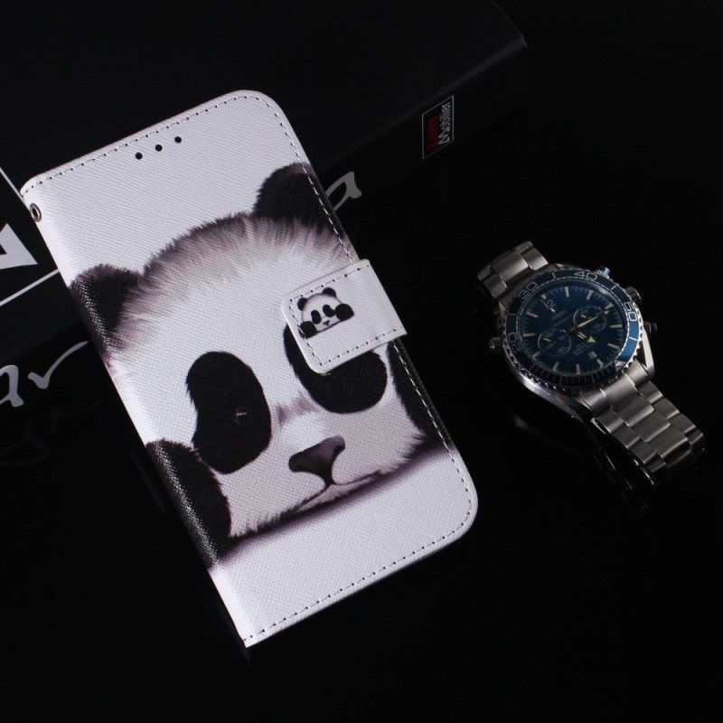 Folio Deksel Til Samsung Galaxy S23 Plus 5G Med Kjede Min Lanyard Panda